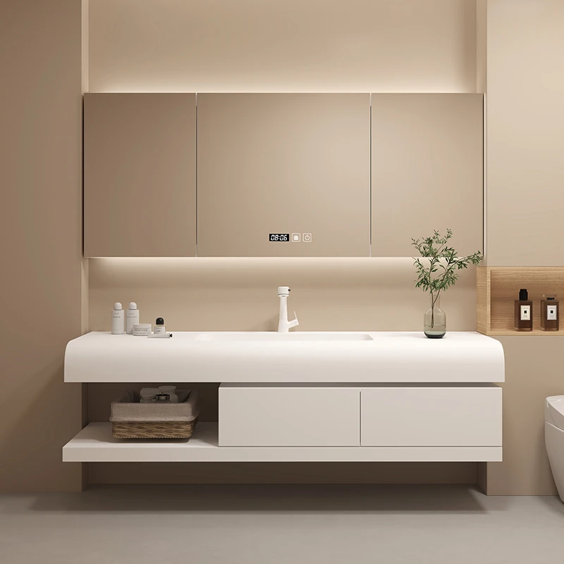 Home Bathroom Partition Wall - Lemari Kertas dengan Laci, Kabinet Kamar