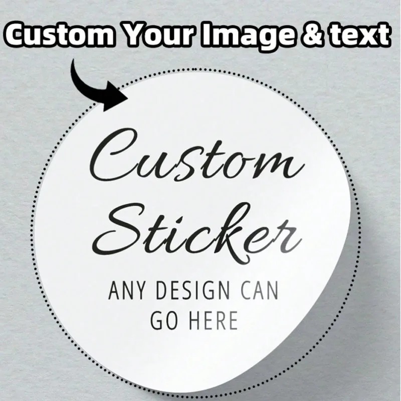 Home Bathroom Design - Stiker bundar kustom, label personalisasi, stiker