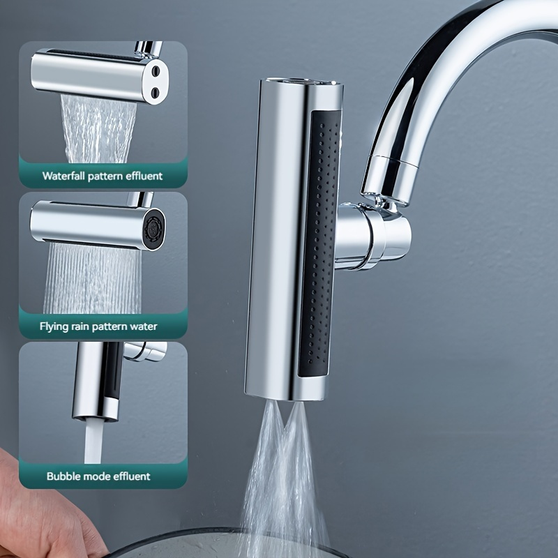 Home Essentials Bathroom Accessories - 1 Buah Adaptor Keran Multifungsi, Keran