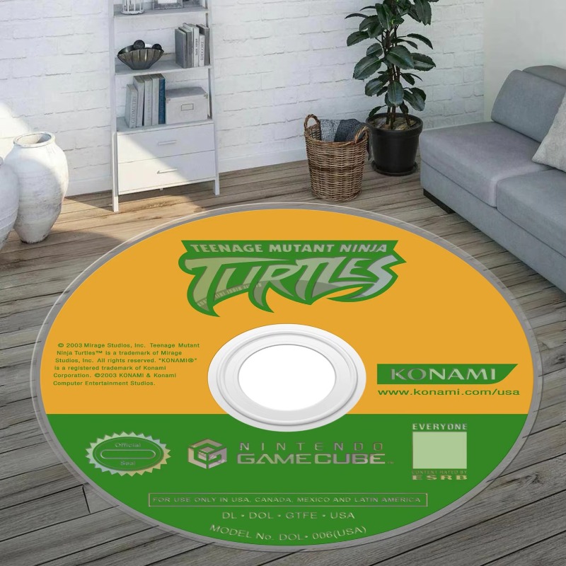 Home Bathroom Trends - Karpet Bulat dan Karpet Optik Dalam