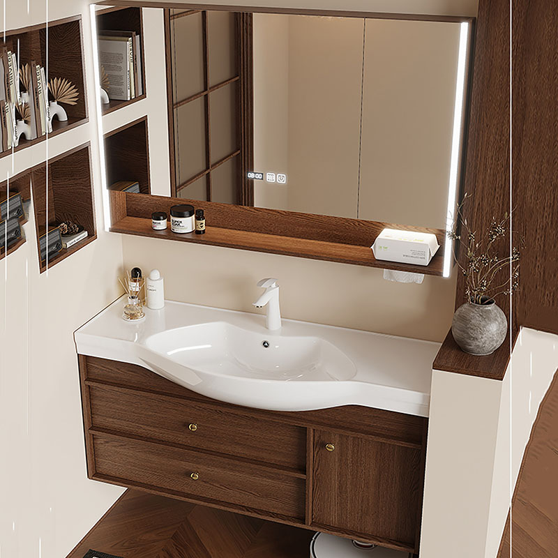 Home Bathroom Partition Wall - Lemari Penyimpanan Cermin Organizer Partisi Toilet