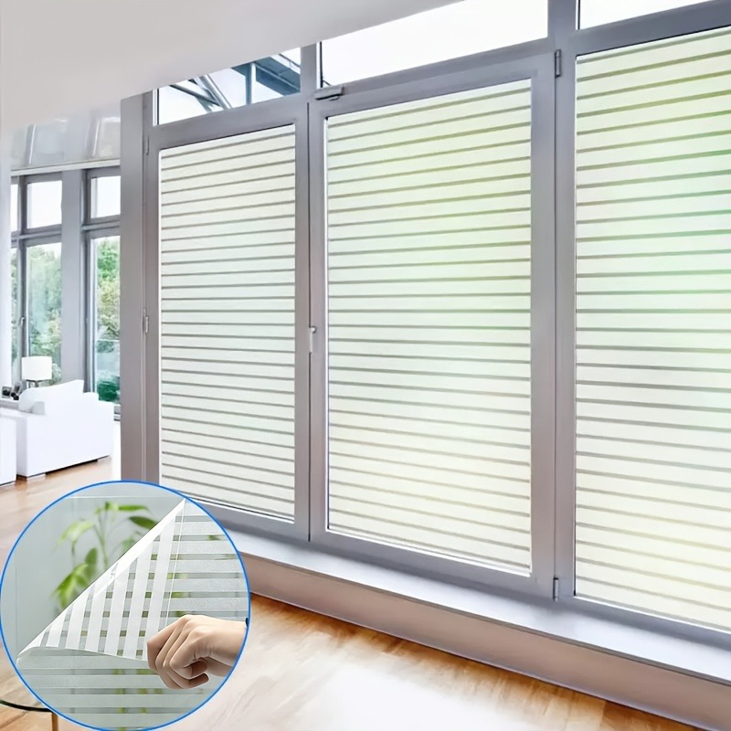 Home Bathroom Partition Wall - 1 Rol Kaca Film Buram, Perekat