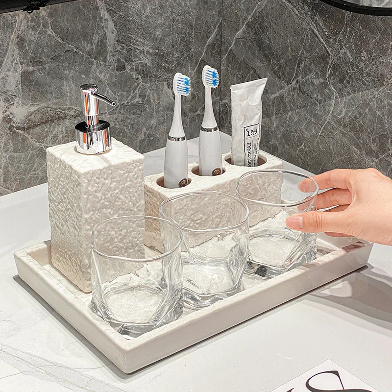 Home Essentials Bathroom Accessories - Set Aksesoris Kamar Mandi Esensial, Botol