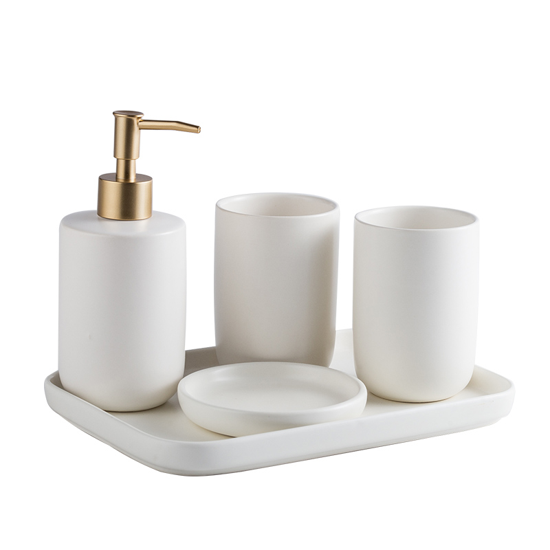 Zara Home Bathroom Set - Set pencuci peralatan sanitasi keramik gaya
