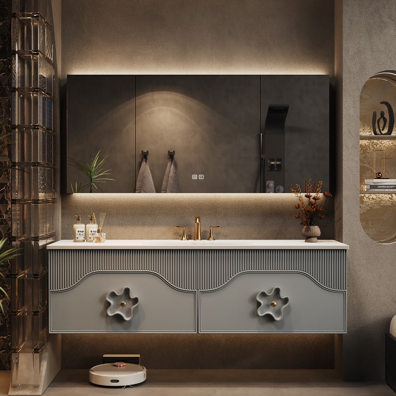 Home Bathroom Partition Wall - Partisi Penyimpanan Lemari Kamar Mandi Organizer