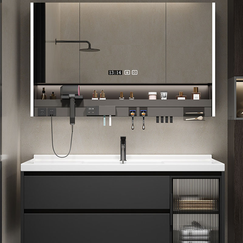 Home Bathroom Partition Wall - Aksesori Kabinet Kamar Mandi Cermin Mewah