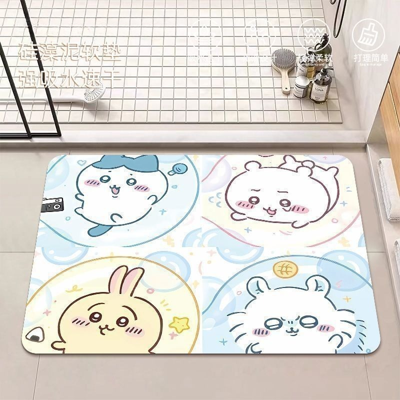 Home One Bathroom Accessories - Anime Chiikawa Hachiware Usagi Diatom Mud