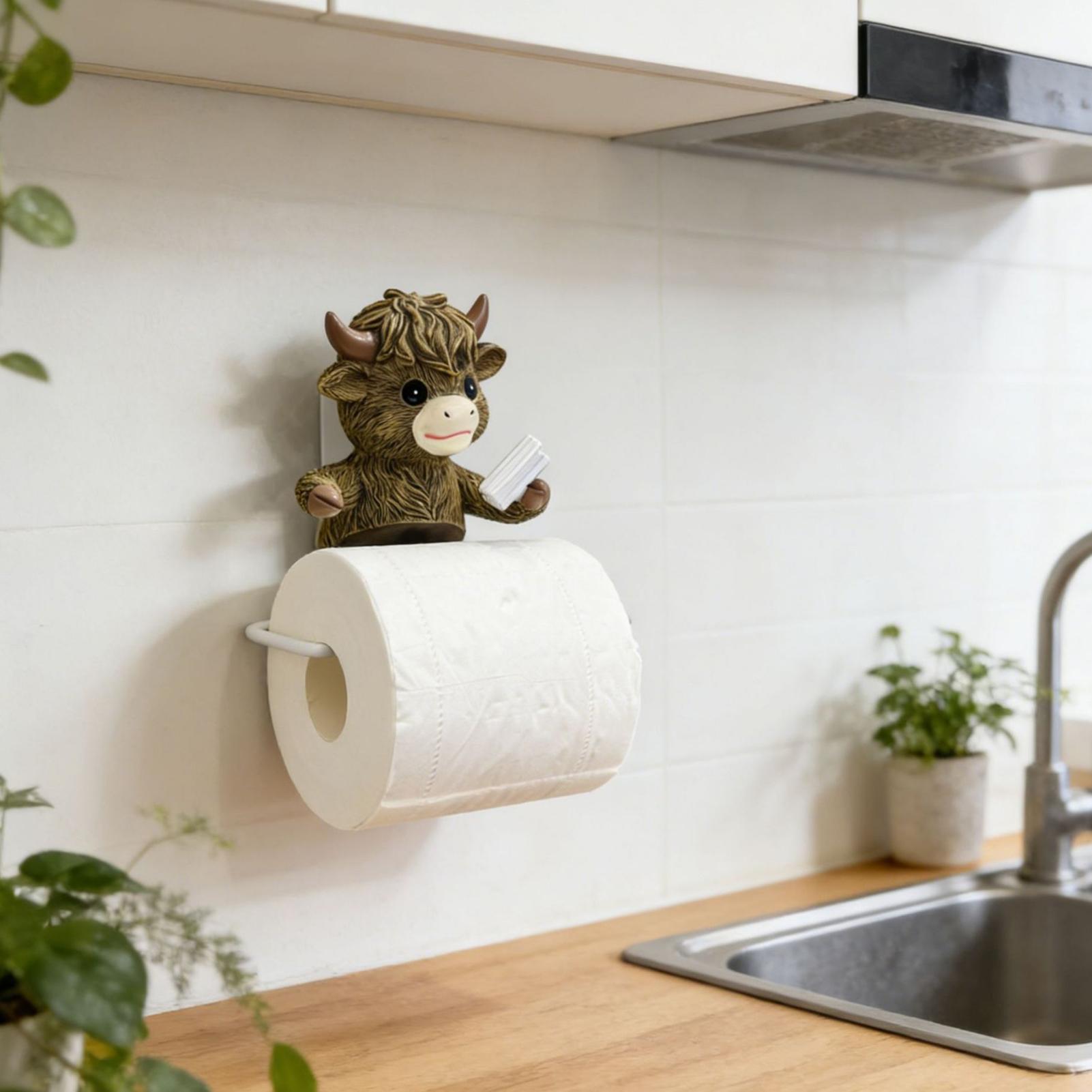 Tempat Tisu Toilet Gantung Mod - Home Bathroom Paper Towel Holder ulasan dan harga