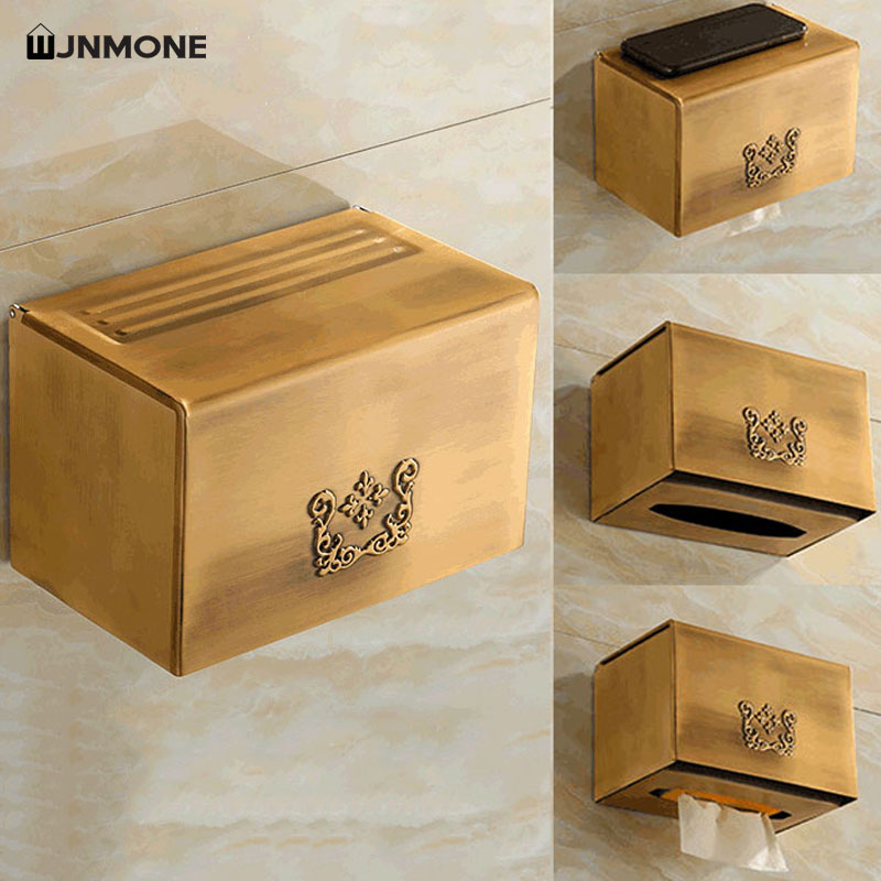 Tempat Kotak Tisu Kamar Mandi  - Home Bathroom Paper Towel Holder ulasan dan harga