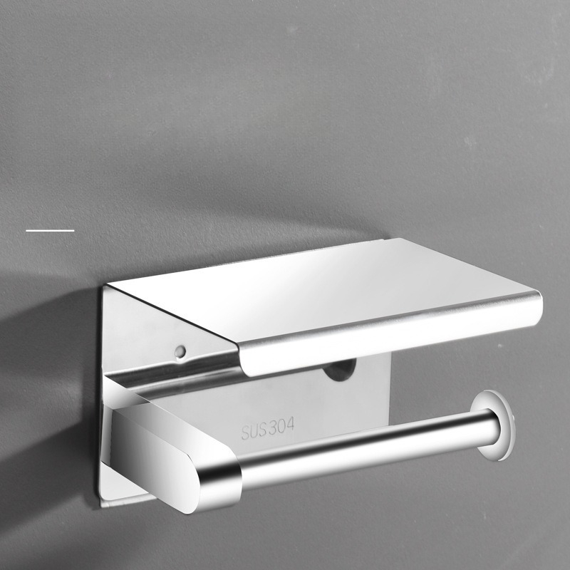Tempat Tisu Stainless Steel Ta - Home Bathroom Paper Towel Holder ulasan dan harga