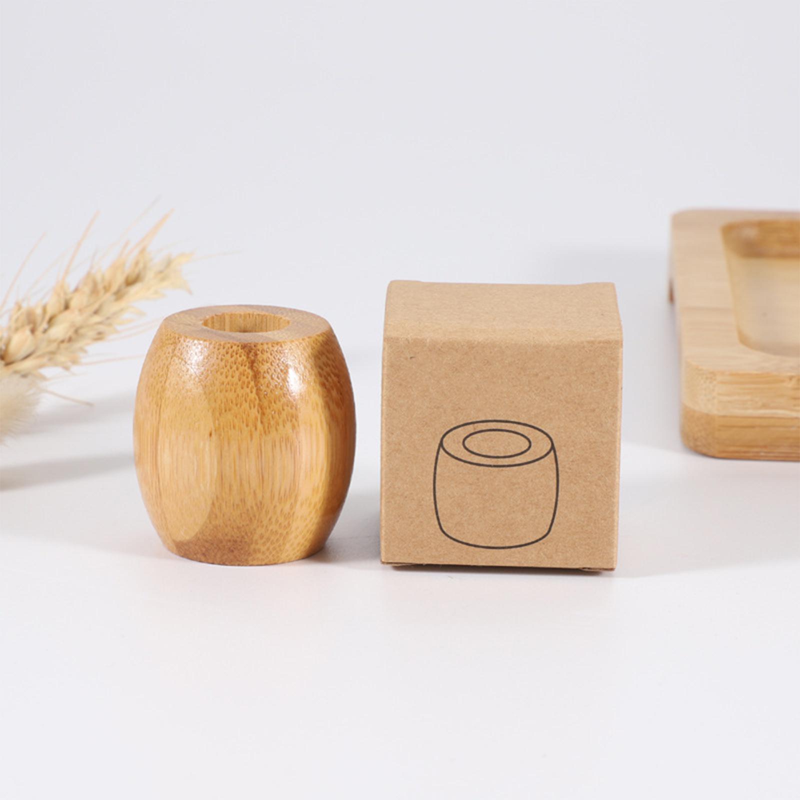 Tempat Sikat Gigi Bambu Kompak - Home One Bathroom Accessories ulasan dan harga