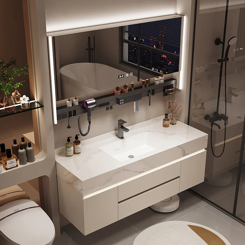 Partisi Penyimpanan Lemari Kam - Home Bathroom Partition Wall ulasan dan harga