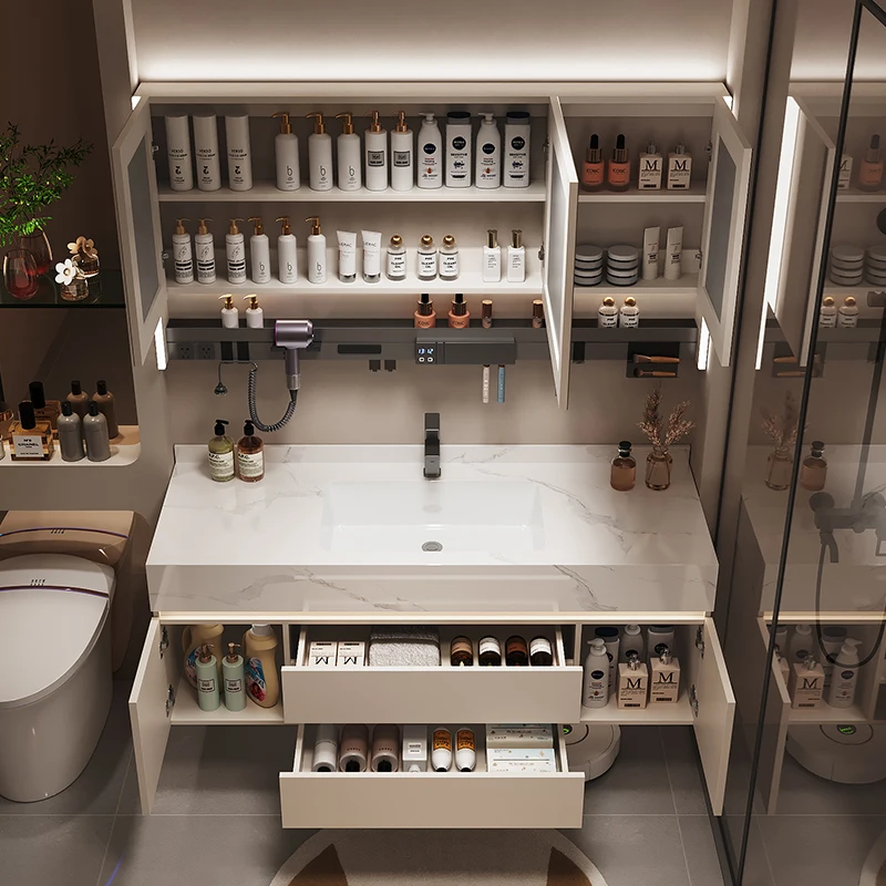 Partisi Penyimpanan Lemari Kam - Home Bathroom Partition Wall ulasan dan harga