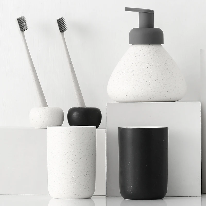 Perlengkapan Kamar Mandi Keram - Zara Home Bathroom Set ulasan dan harga