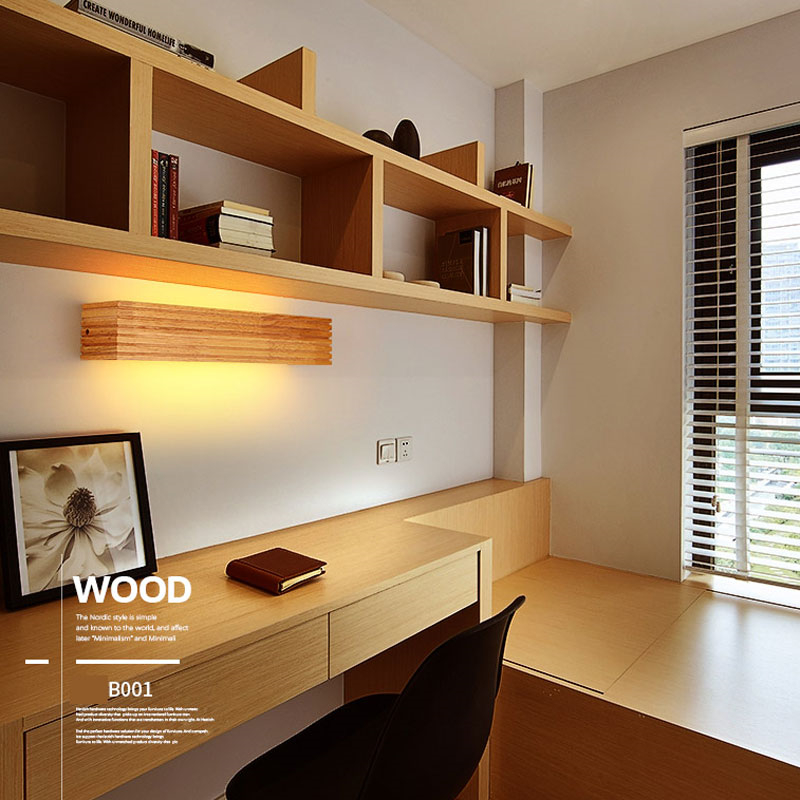 Jepang Modern Led Oak Kayu Lam - Japan Bathroom.Home ulasan dan harga
