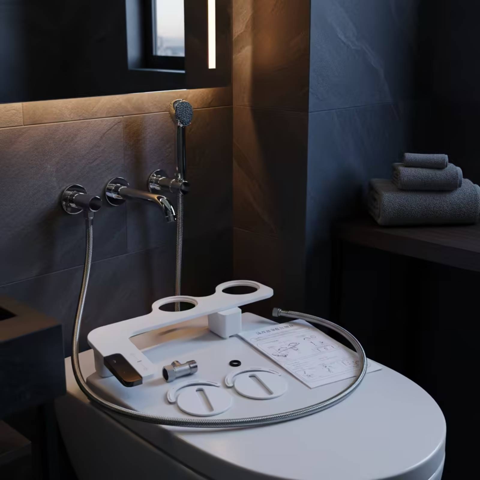 Bidet dengan Panel Kontrol Sam - Home Bathroom Design ulasan dan harga
