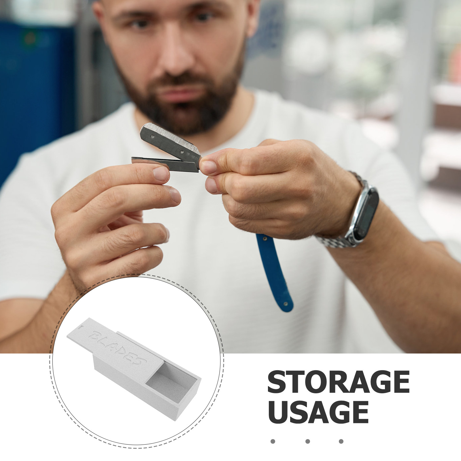 Kotak Penyimpanan Pisau Cukur  - Home One Bathroom Accessories ulasan dan harga
