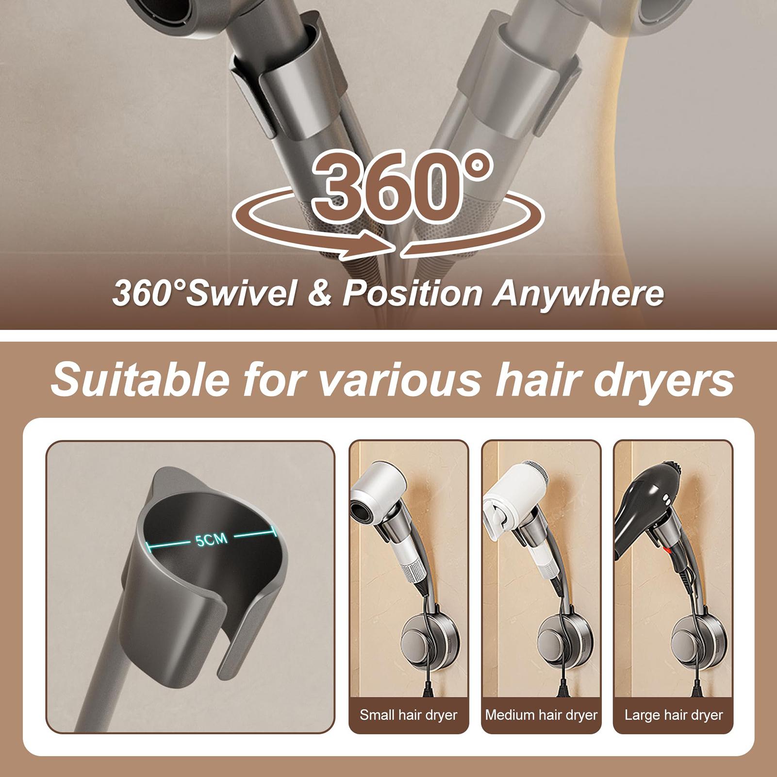 Penyangga Pengering Rambut 360 - Home Bathroom Hand Dryer ulasan dan harga