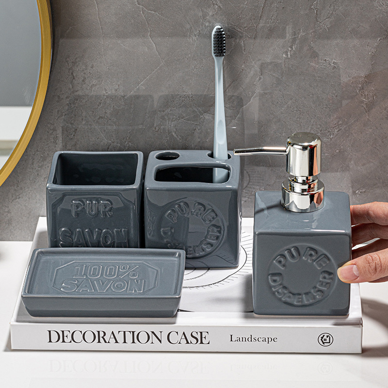 Set Organizer Kamar Mandi Kera - Zara Home Bathroom Set ulasan dan harga