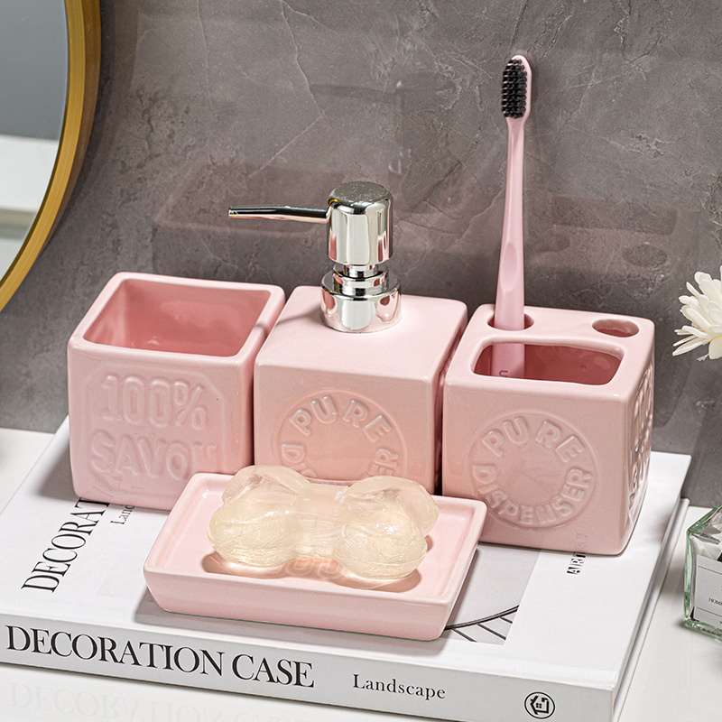 Set Organizer Kamar Mandi Kera - Zara Home Bathroom Set ulasan dan harga