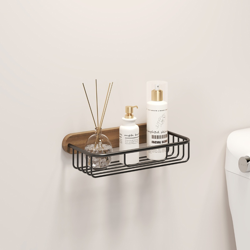 Tempat Tisu Kayu Solid Tanpa B - Home Bathroom Paper Towel Holder ulasan dan harga