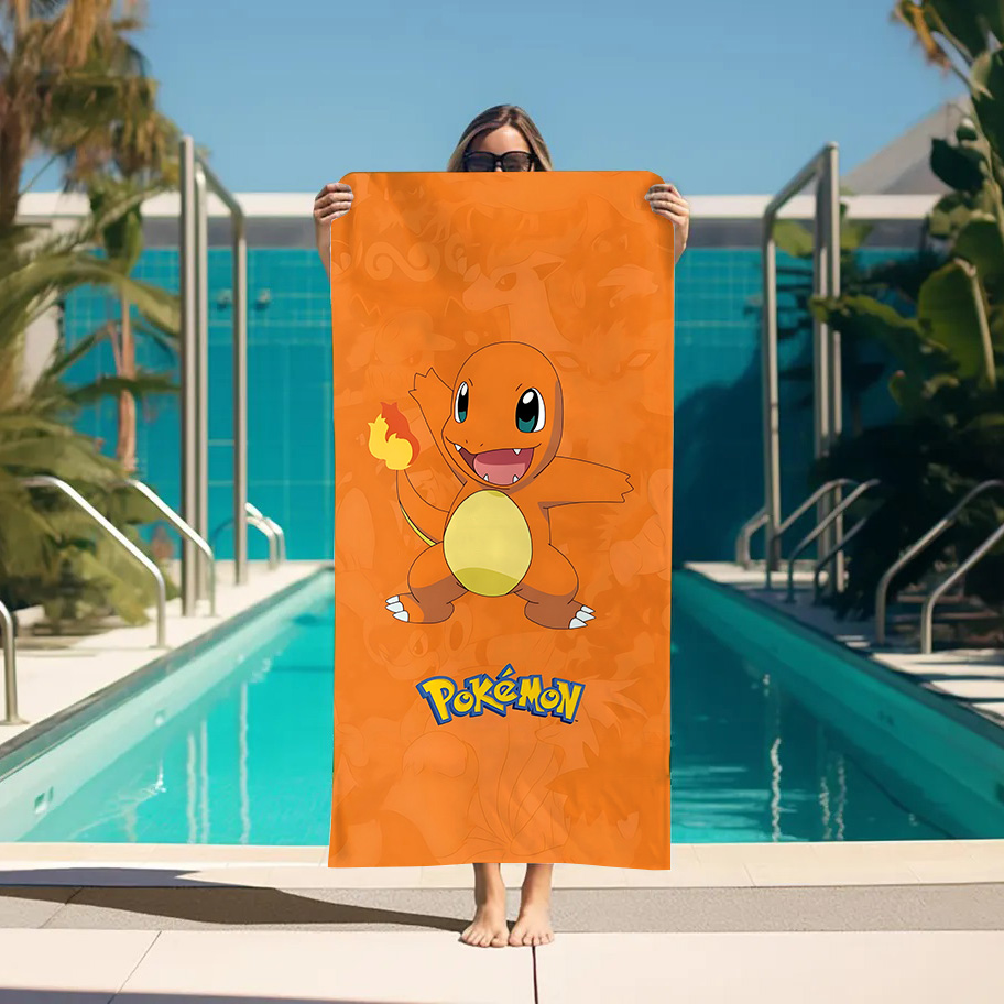 1 Buah Set Handuk Mandi Pokemo - Home Essentials Bathroom Accessories ulasan dan harga