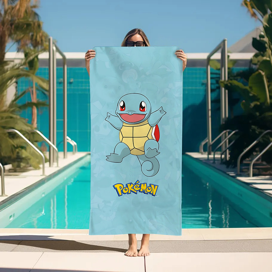 1 Buah Set Handuk Mandi Pokemo - Home Essentials Bathroom Accessories ulasan dan harga