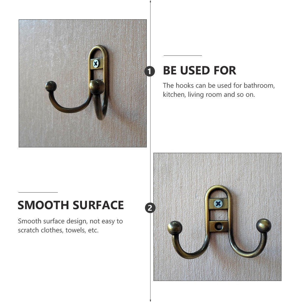 5 Buah Gantungan Dinding Ganda - Home Bathroom Design ulasan dan harga
