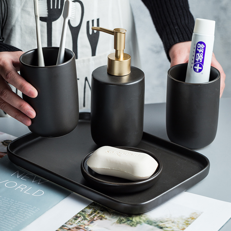 Set pencuci peralatan sanitasi - Zara Home Bathroom Set ulasan dan harga