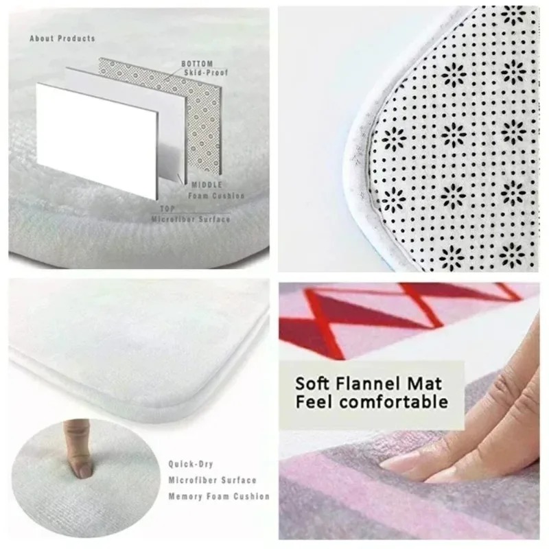 Karpet Bulat dan Karpet Optik  - Home Bathroom Trends ulasan dan harga