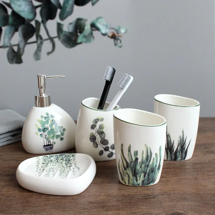 Set Aksesori Kamar Mandi Keram - Zara Home Bathroom Set ulasan dan harga