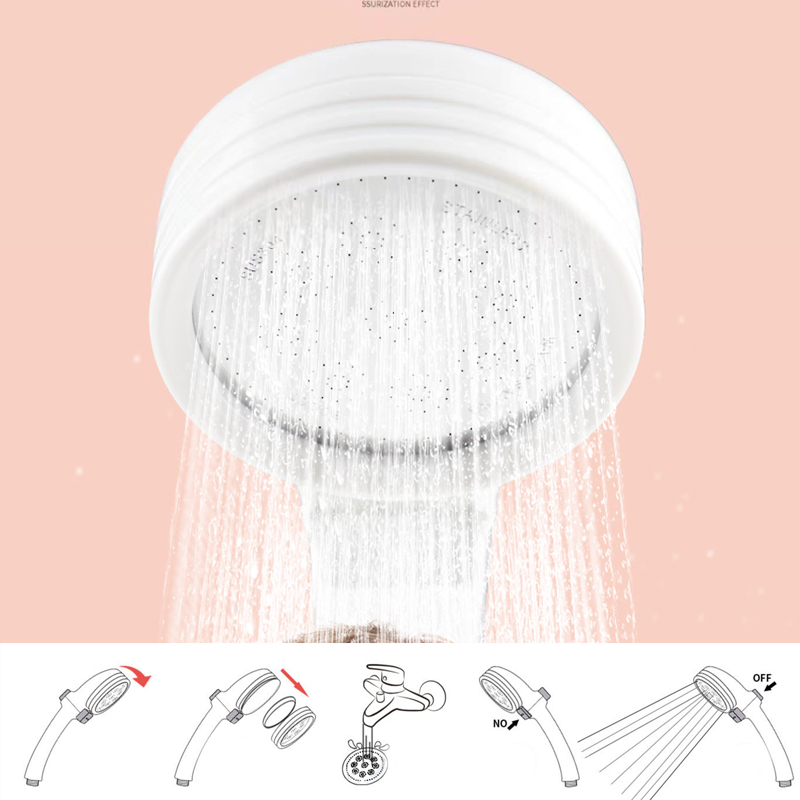 Kit Shower Head Putih Fungsi T - Home One Bathroom Accessories ulasan dan harga