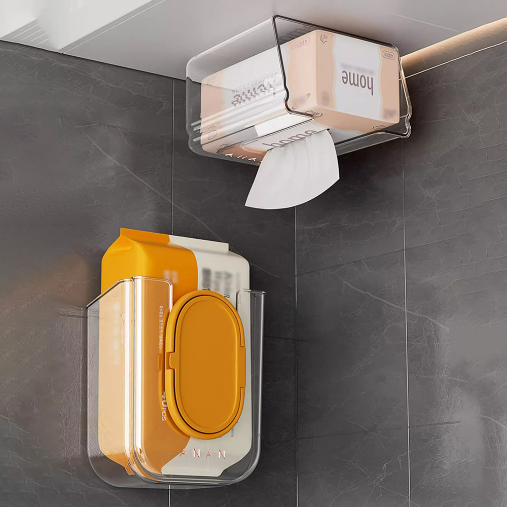 Dispenser Tisu Basah Tempel Di - Home Bathroom Paper Towel Holder ulasan dan harga