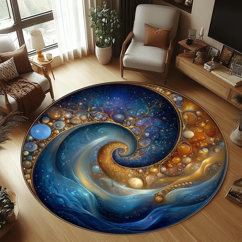 Karpet Bulat Beruang Kutub 2D  - Home Bathroom Trends ulasan dan harga