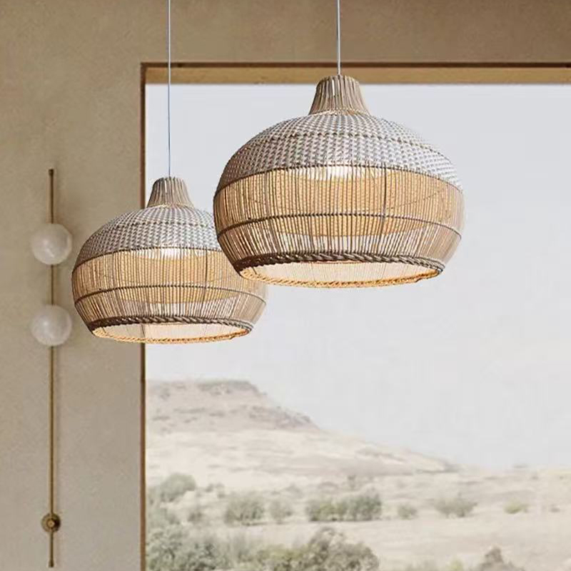 Lampu Gantung Anyaman Rotan Wa - Japan Bathroom.Home ulasan dan harga