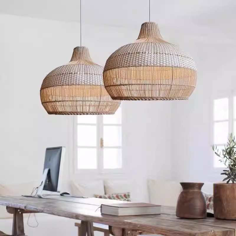 Lampu Gantung Anyaman Rotan Wa - Japan Bathroom.Home ulasan dan harga