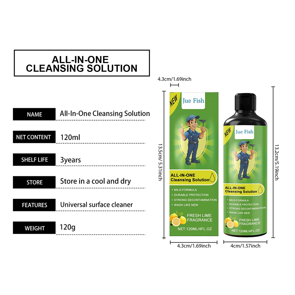Multi Effect Cleaning Solution - Home Bathroom Cleaning Solution ulasan dan harga