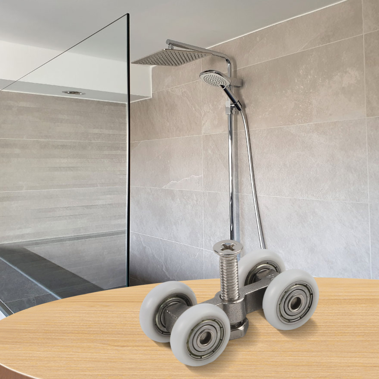 Bantalan beban rol pintu geser - Home Hardware Bathroom Cabinets ulasan dan harga