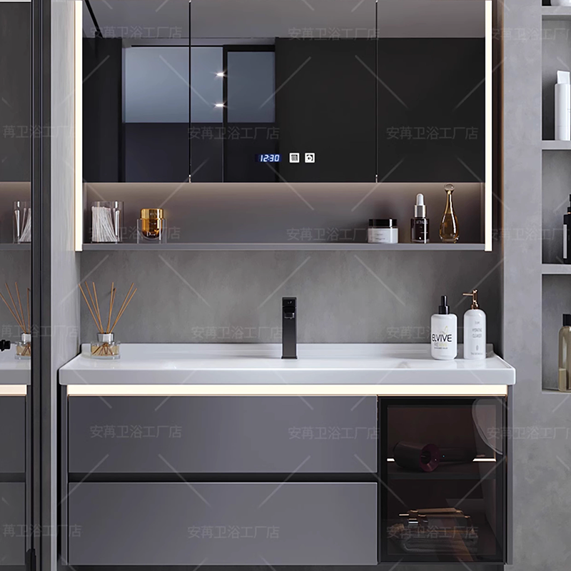 Partisi Penyimpanan Lemari Kam - Home Bathroom Partition Wall ulasan dan harga