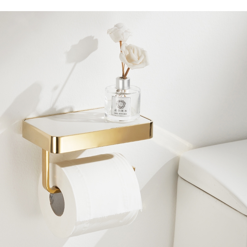 Rak Penyimpanan Tisu Logam, Ra - Home Bathroom Paper Towel Holder ulasan dan harga