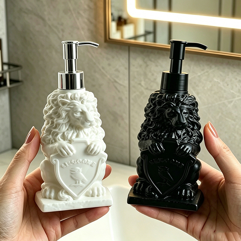 Dispenser Sabun Resin Bentuk P - Home One Bathroom Accessories ulasan dan harga