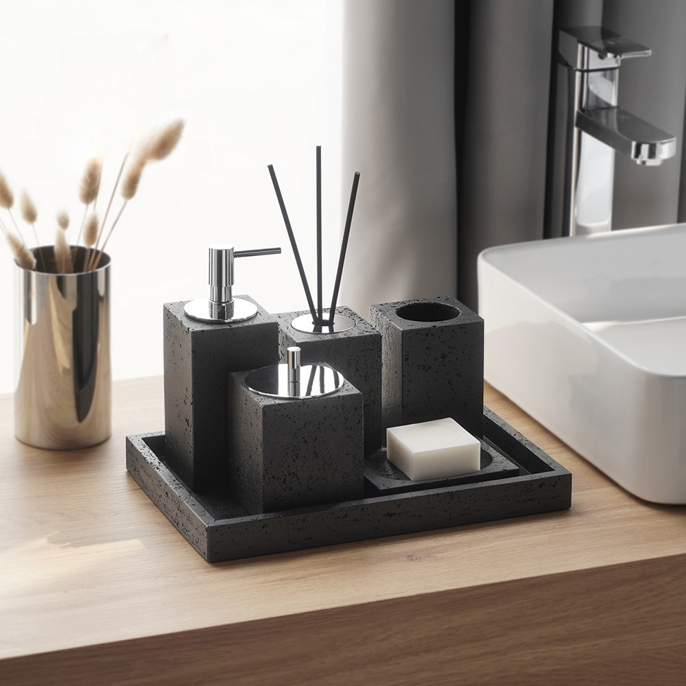 Cangkir Bilas Gigi Batu Gua Mo - Zara Home Bathroom Set ulasan dan harga