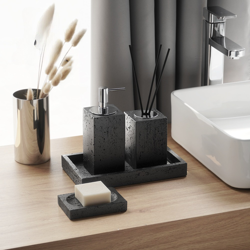 Cangkir Bilas Gigi Batu Gua Mo - Zara Home Bathroom Set ulasan dan harga