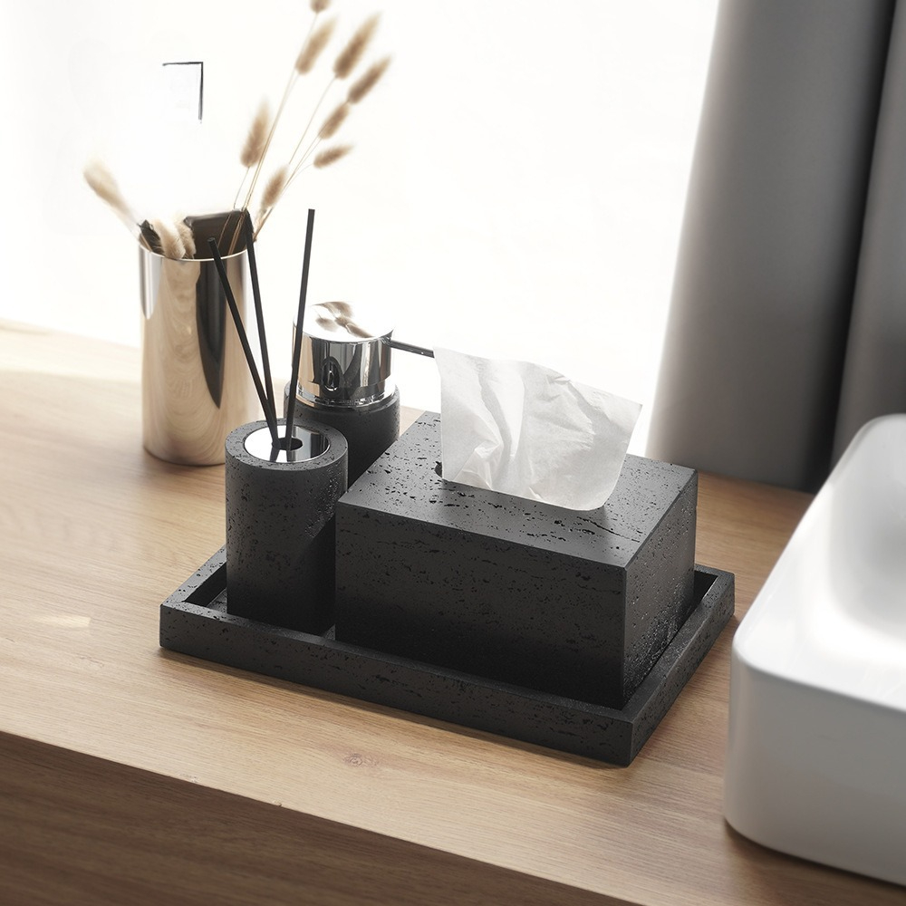 Cangkir Bilas Gigi Batu Gua Mo - Zara Home Bathroom Set ulasan dan harga