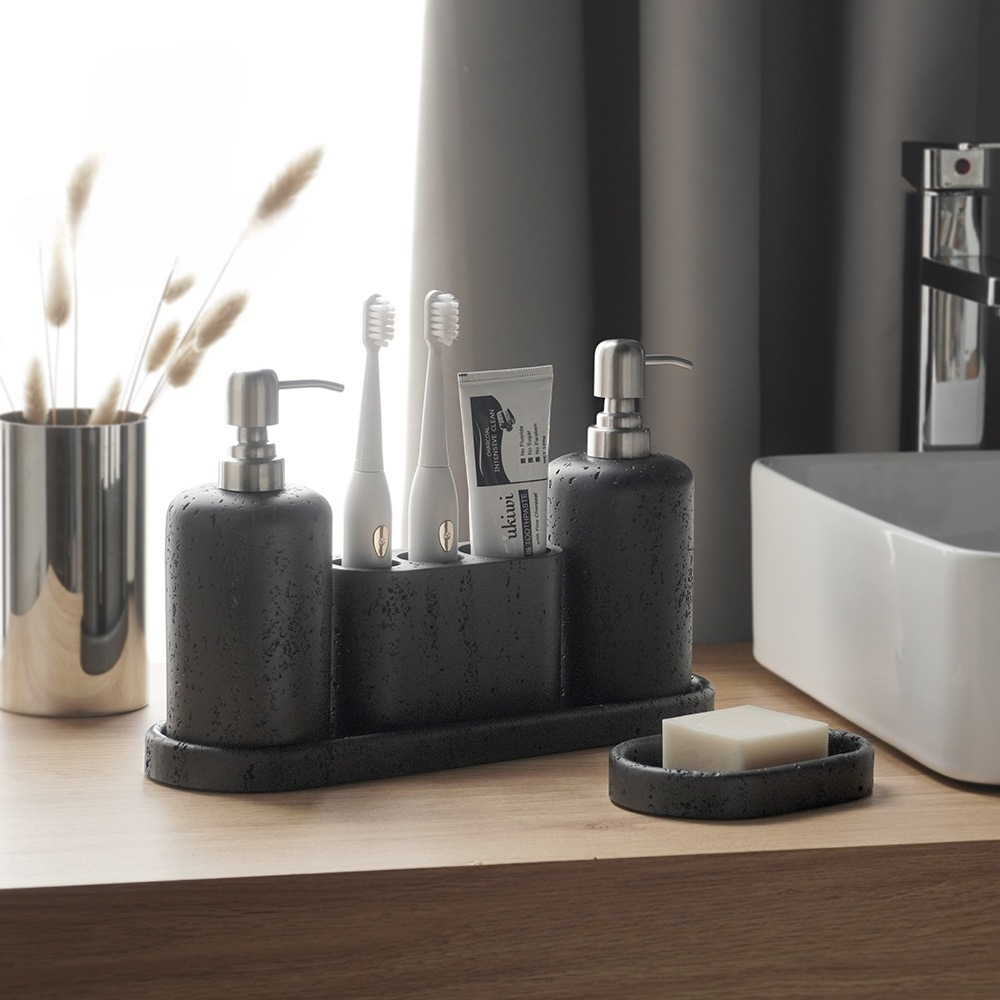 Cangkir Bilas Gigi Batu Gua Mo - Zara Home Bathroom Set ulasan dan harga