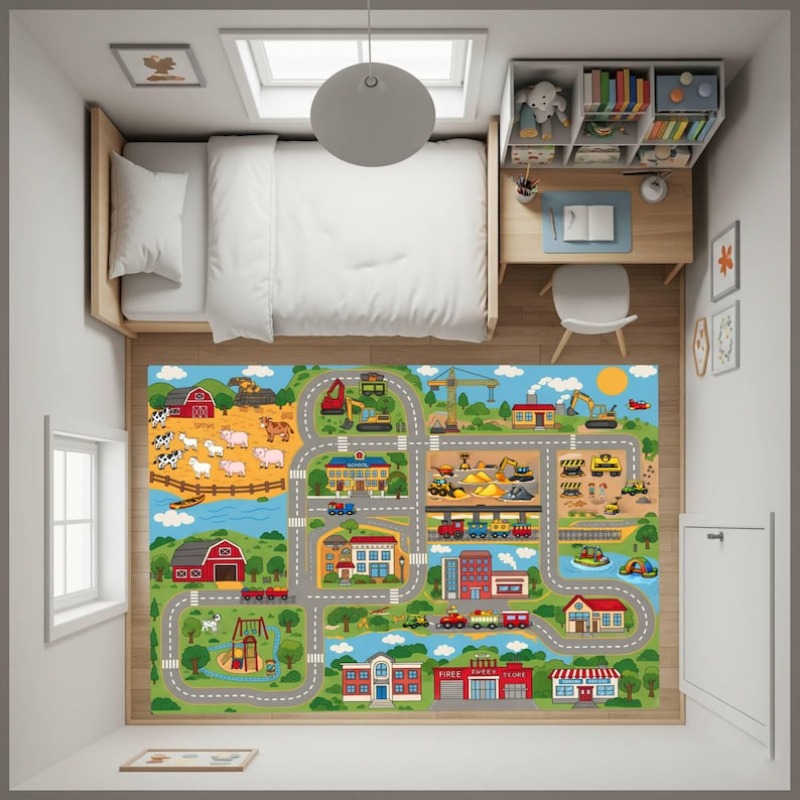 Karpet Area Peta Lalu Lintas J - Home Bathroom Layout ulasan dan harga