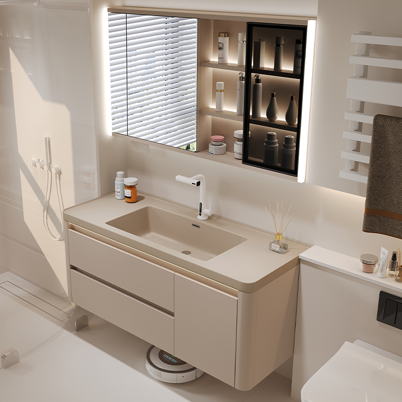 Organizer Cermin Kabinet Kamar - Home Bathroom Partition Wall ulasan dan harga