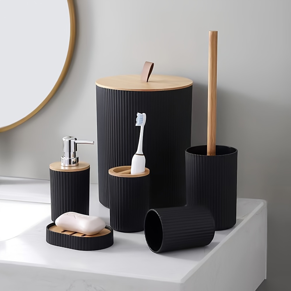6 Buah Kotak Dispenser Sabun A - Zara Home Bathroom Set ulasan dan harga
