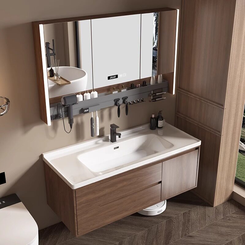 Lemari Kamar Mandi Modern Kayu - Home Bathroom Partition Wall ulasan dan harga