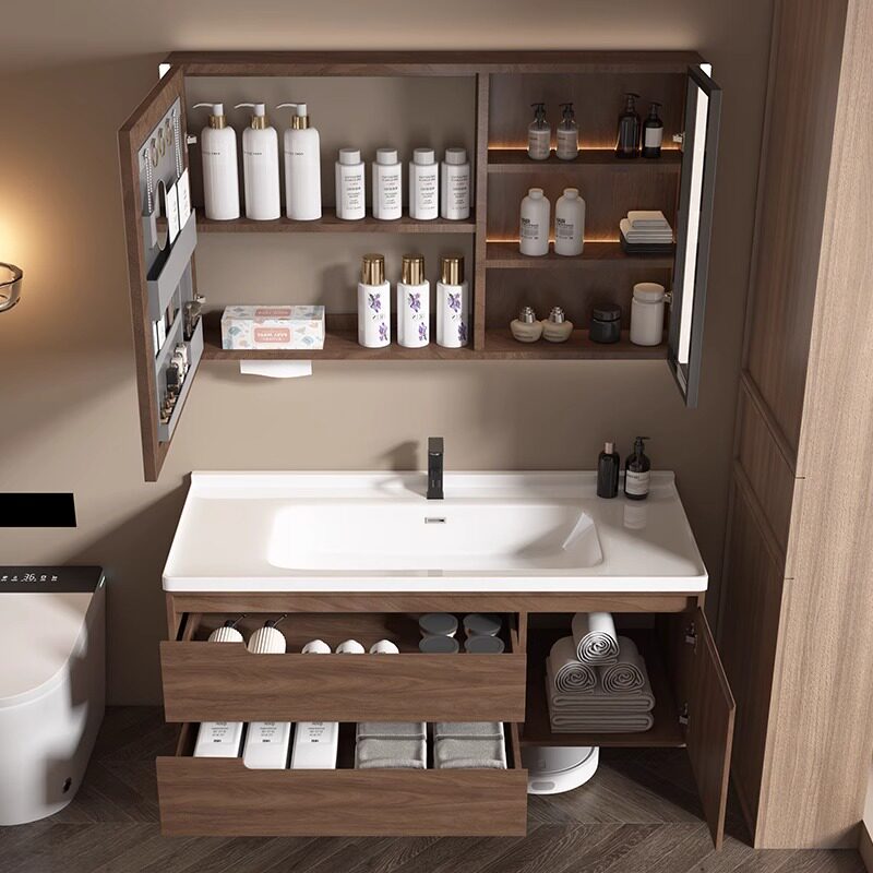 Lemari Kamar Mandi Modern Kayu - Home Bathroom Partition Wall ulasan dan harga